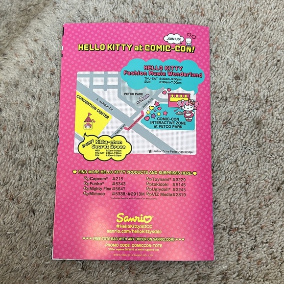 SDCC Hello Kitty pamphlet NEW - Picture 3 of 5